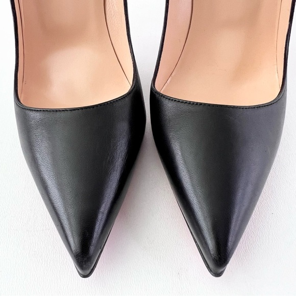 New CHRISTIAN LOUBOUTIN | So Kate 120 Black Leather Pointed Pumps Stilettos 40.5 - Picture 4 of 15